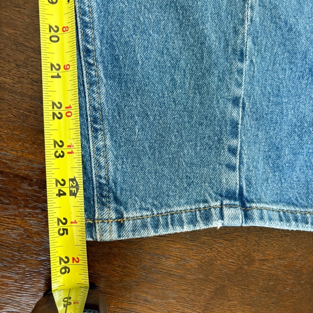 Torrid Barrel High Rise Drapey Denim Ranch Water Casual Straight Leg Jeans 12R - Picture 8 of 10